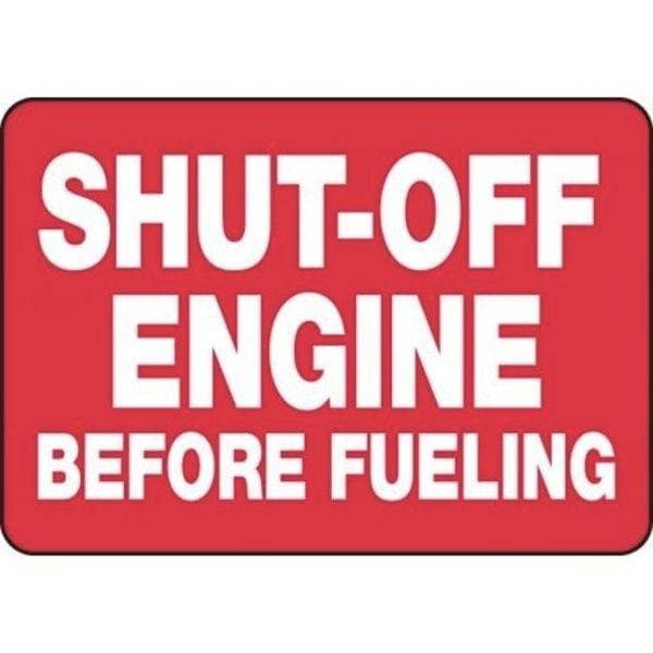 Accuform TRAFFIC SIGN NO PARKING RIGHT ARROW FRP111RA FRP111RA - main